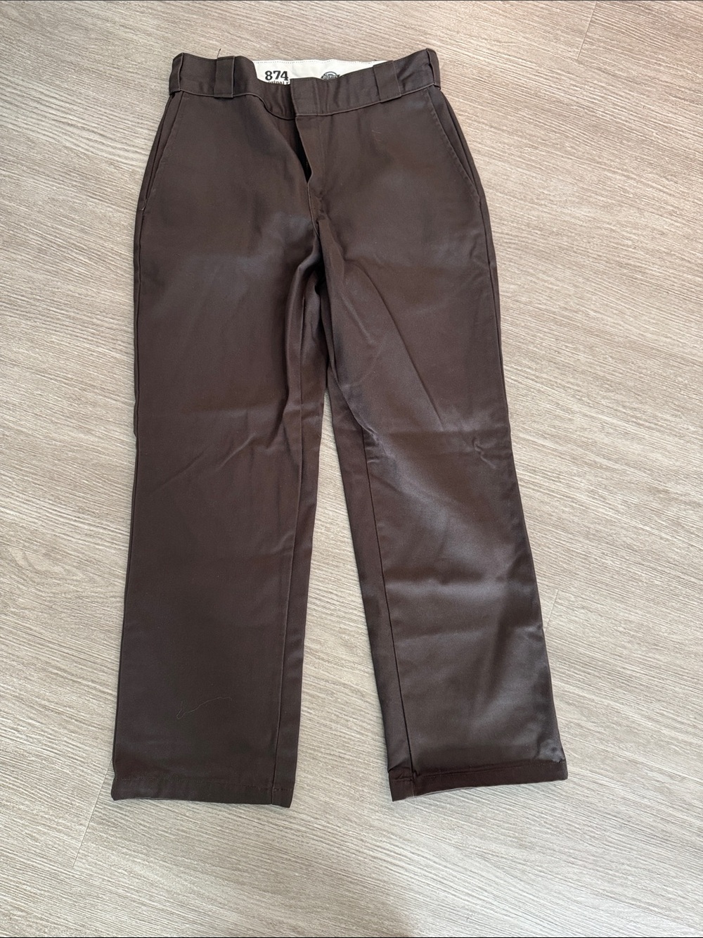 Dickies Men’s Straight-Leg Chinos - Dark Brown